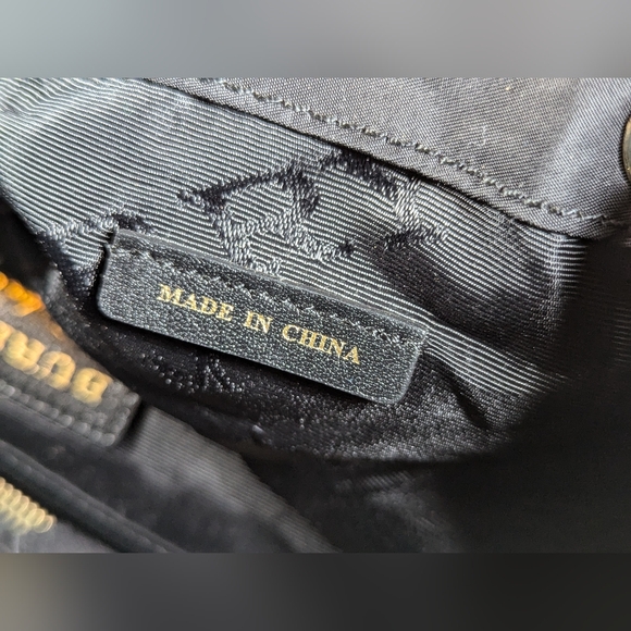 Burberry Nylon Rucksack Backpack Black Drawstring Bag - Picture 8 of 10